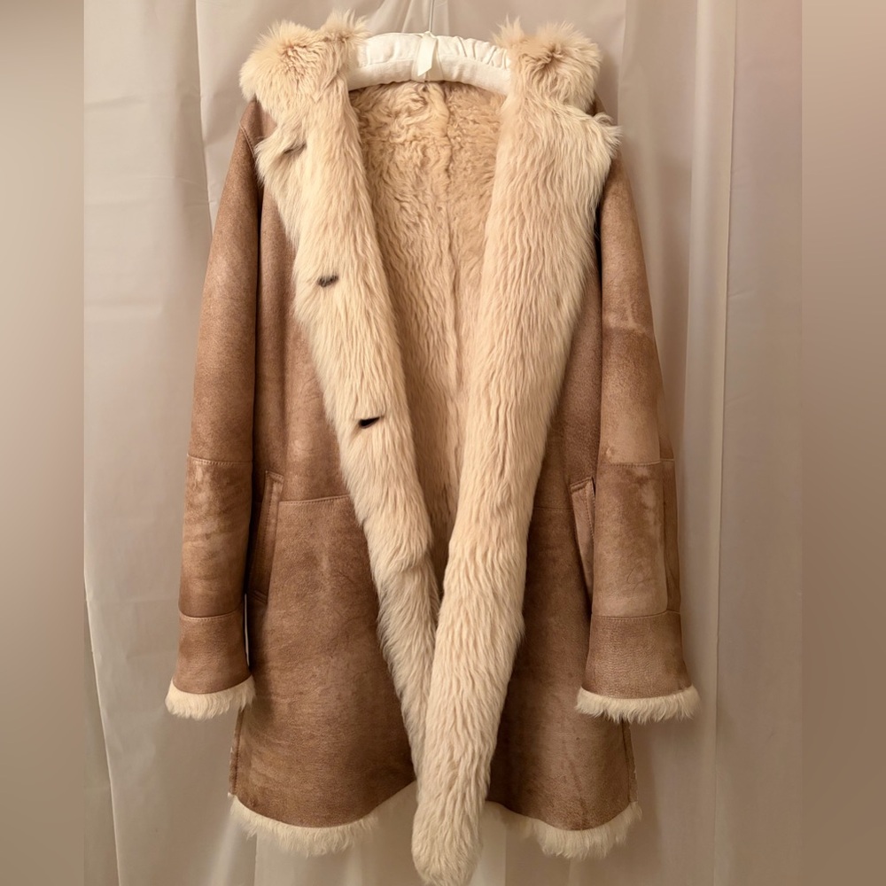 JEKEL Paris Luxury Designer Vintage Shearling Coat